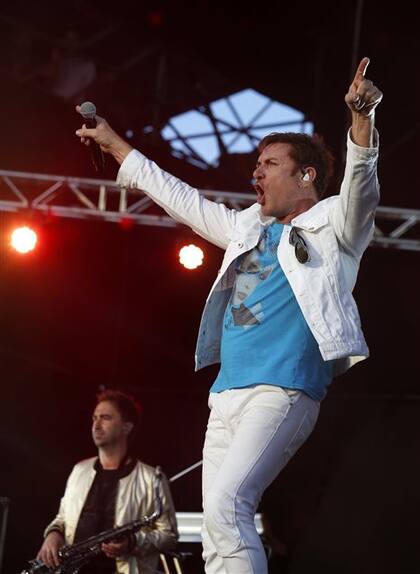 Simon Le Bon, el líder de Duran Duran