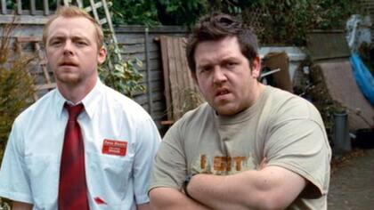 Simon Pegg y Nick Frost en Muertos de risa