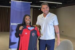 Simone Biles se animó a decir una icónica frase de Bielsa durante una entrevista en Buenos Aires