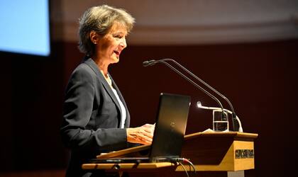 Simonetta Sommaruga, la ministra de Ambiente de Suiza