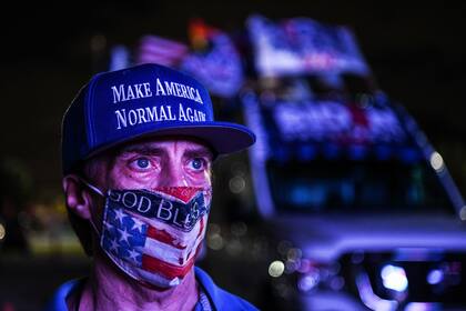 Simpatizantes del candidato demócrata, Joe Biden, en Miami