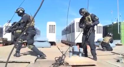 Simulacro de toma de rehenes en la embajada de Israel