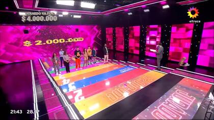 Sin Gran Hermano enfrente, Los 8 escalones de los dos millones vería crecer sus números