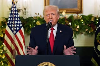 Trump hizo un balance de su primer año, anunció nuevas medidas y no se refirió al conflicto con Venezuela