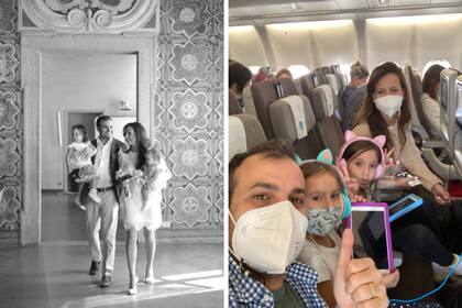 Sin mirar atrás. La familia dejó Venezuela para hacer la experiencia en Europa.