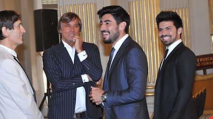 Sin Nicole Neumann, Facundo Moyano también estuvo presente en la ceremonia