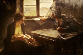 ¿Qué pintor argentino es conocido por su obra "Sin pan y sin trabajo"?