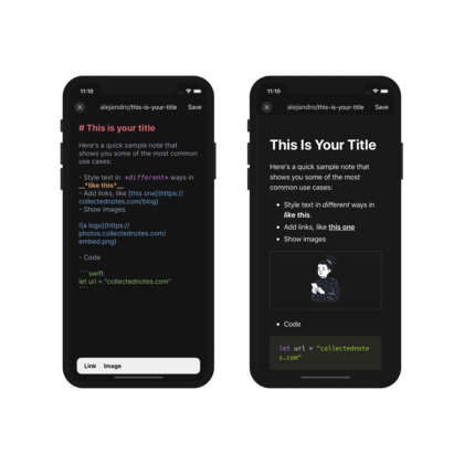Sin publicidad y sin venta de datos personales, la transparencia es el valor central de Collected Notes