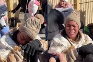 Es colombiana y fue viral por su lamento en la frontera de EE.UU. tras la asunción de Trump