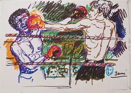 Sin título (Monzón), 1977, marcador sobre papel