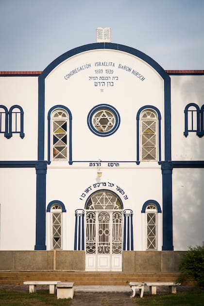Sinagoga Barón Hirsch es el templo más antiguo y emblemático de la colonia judía.