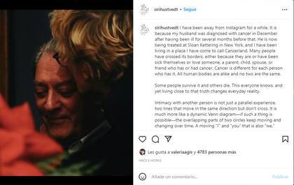 Siri Hustvedt dio a conocer la noticia de que su marido Paul Auster padece cáncer
