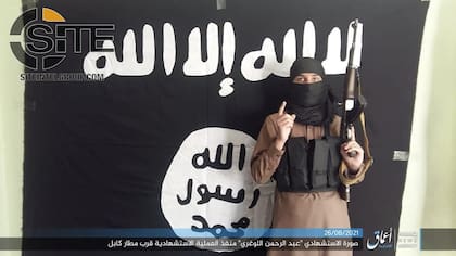 SITE difundió una imagen del presunto atacante suicida del grupo Estado Islámico en Afganistán 
