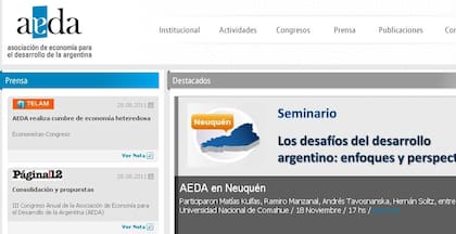 Sitio web de AEDA