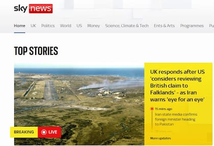 Sky News sobre el mail del Pentágono