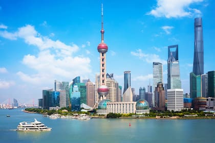 Skyline actual de Shanghai