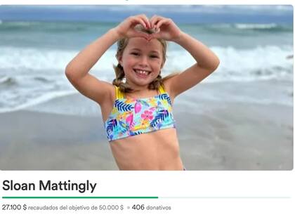 Sloan Mattingly murió a los 7 años