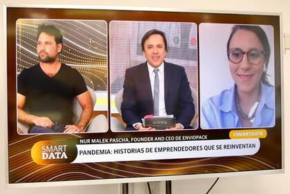 Felipe Durán (UXART), José Del Rio (LA NACION) y Nur Malek Pascha (Enviopack)