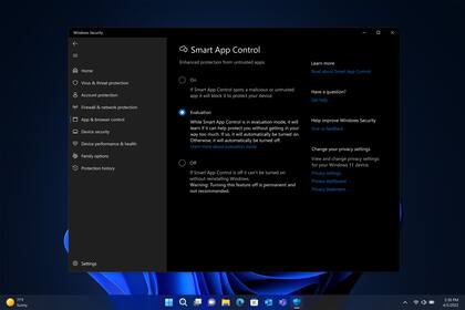 Smart App Control permite una mejor gestión de los permisos para las aplicaciones que no vienen de la tienda de Windows 11