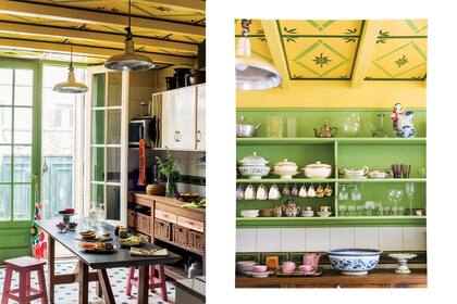 Sobre la mesa con tapa de zinc (Habitat), picada vegetariana de @pita.picadasveggie