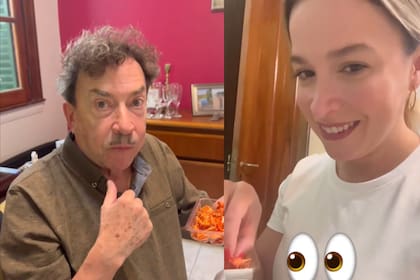 Sofi Pachano mostró la reacción de su familia al probar los cangrejos picantes