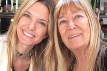 Sofía Zámolo junto a Cristina, su madre, quien falleció a comienzos del 2021