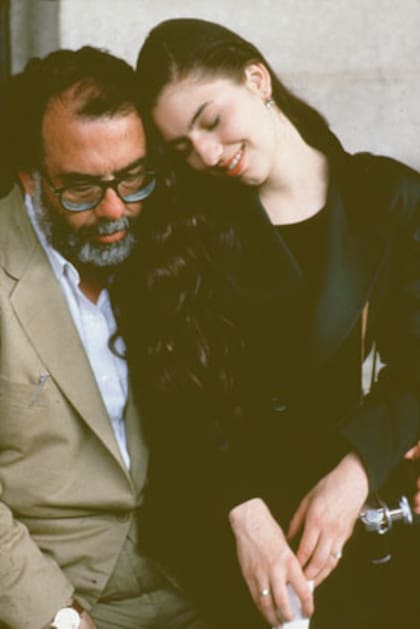 Sofia Coppola junto a su padre