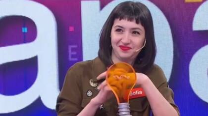 Sofía Gala, muy divertida en Pasapalabra