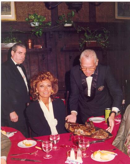 Sofía Loren se manifestó fanática de la carne argentina