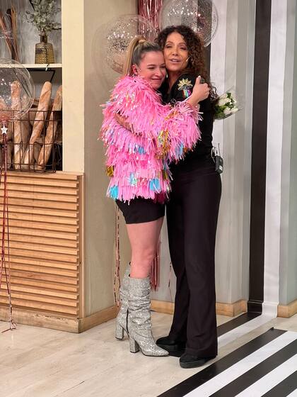 Sofía Pachano también recibió la visita de Patricia Sosa