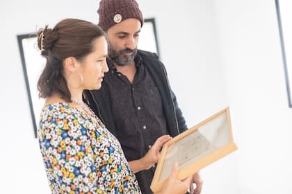 Sofia Watson y Bernardo Stinco, dos de los organizadores de "Universo Juan Filloy"