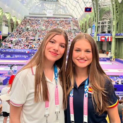 Sofía y Leonor de Borbón y Ortiz, representantes de la Casa Real española en los Juegos Olímpicos de París 2024