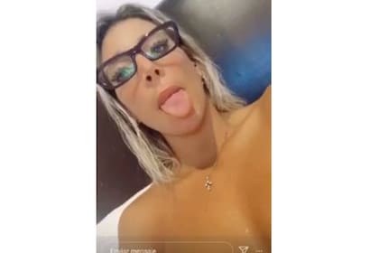 Sol desde su casa compartió una selfie en topless Fuente: Sol Pérez Instagram