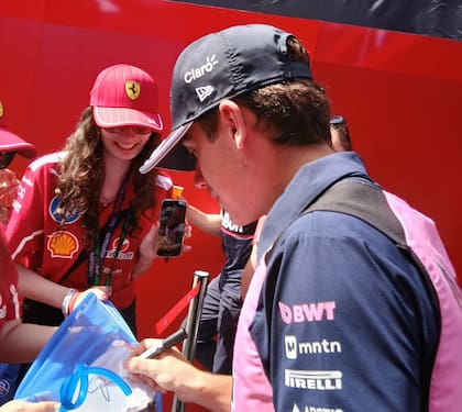 Sol no deja de entusiasmarse con su idolo y lo muestra en sus redes