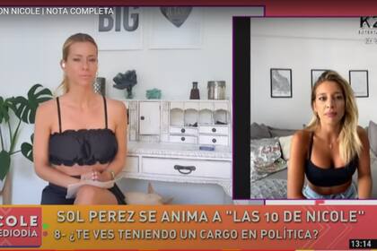 Sol Pérez se mostró impactada por la realidad social del país