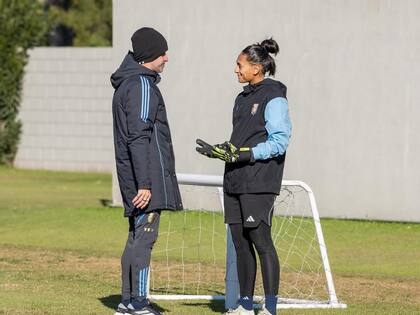 Solana Pereyra, arquera de la selección argentina de fútbol