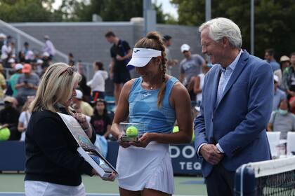 Solana Sierra estará por primera vez en el US Open y se lleva unos recuerdos de su épica remontada en el último partido de clasificación.