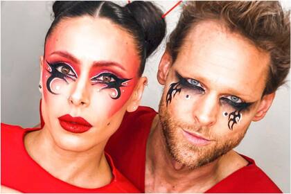 Soledad Bayona y Mario Guerci en los tiempos que fueron pareja de baile en La Academia