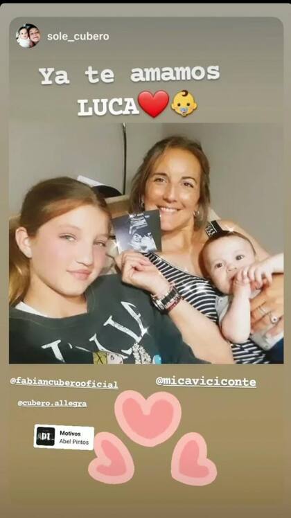 Soledad, la hermana de Fabián Cubero, le dedicó un emotivo mensaje a su futuro sobrino