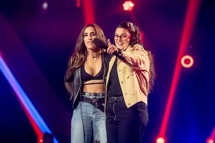 Soledad Pastorutti le dio el visto bueno a Lucila para que continúe en el certamen televisivo
