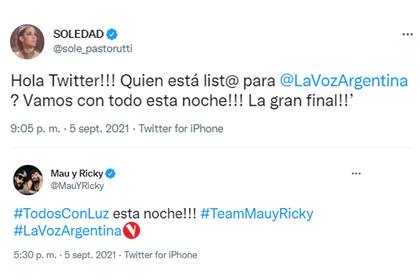 Soledad Pastorutti le pidió a sus fanáticos que apoyen a Francisco Benítez, y Mau y Ricky se mostraron orgullosos de Luz Gaggi