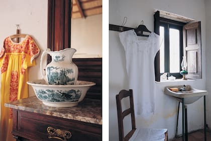 Detalles encantadores en medio de la arquitectura austera.