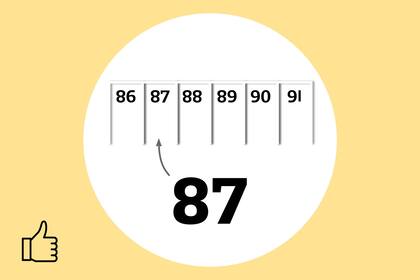 Solo bastaba con mirar la imagen al revés y corroborar que los números estaban en orden