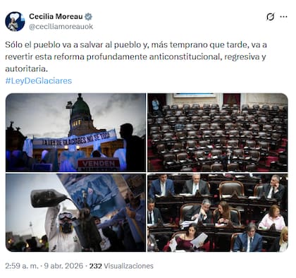 "Sólo el pueblo va a salvar al pueblo", escribió Moreau