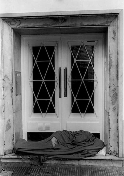 Una imagen del libro "Exclusión": calle Tacuarí 2010