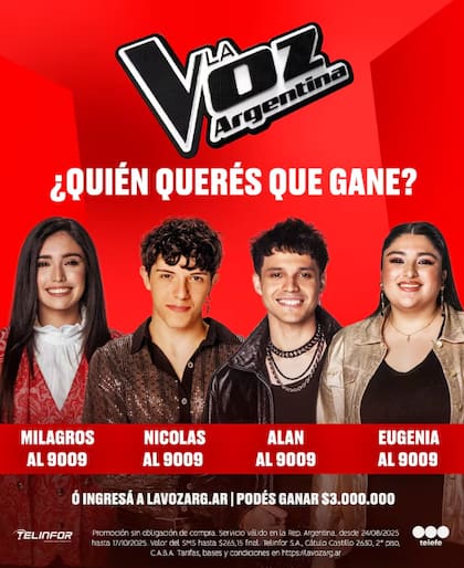 Solo uno de los participantes se coronará en el concurso (Foto: Telefe)