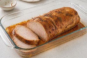 Solomillo de cerdo con marinada de yogur