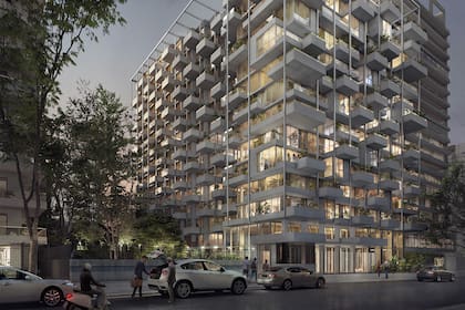 Son 14 pisos de residencias exclusivas