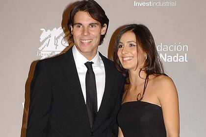 La pareja en la Fundación Nadal, cuando estaban en sus primeros años de relación