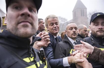 Son pocas las ocasiones en las que Wilders aparece en actos públicos